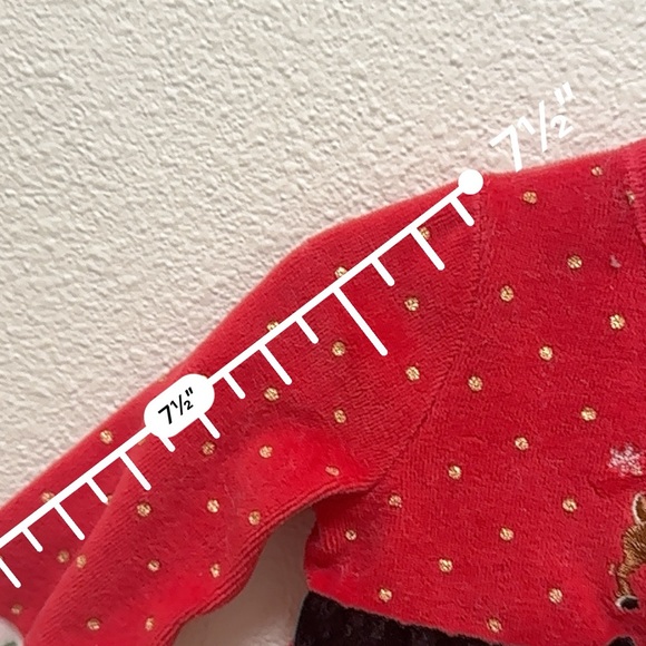 4/$20 Baby girl Rudolph the Red Nose Reindeer Christmas dress - Picture 5 of 9